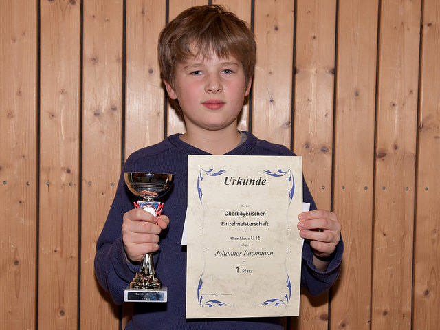 1. Platz für Johannes